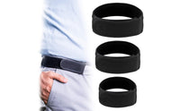 Adjustable Elastic Waist Belt Quick-Fastening No-Buckle Belt Lightweight Slim-Profile for Travelers, Commuters, Travel