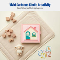 Infant Fabric Quiet Book, Montessori Early Education, Soft, Tear-Resistant, 3D Cognition Toy
