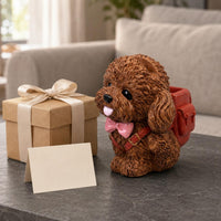 Cuddly Animal Figure Eyeglass Holder Textured Desktop Eyeglass Holder Pink Ribbon Accessory