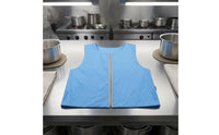 Uncovered Armholes Sleeveless Cooling Vest Wide Shoulders Zipper Cooling Vest for over Clothing