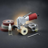 Pneumatic Belt Sander High Efficiency Grinding Pneumatic Belt Sander Industrial Grade Metal Rust Removal Tool for Professionals, Workshop