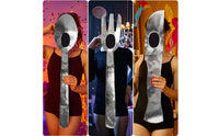 Utensil Costume Shiny Silverware Costume Oversized Apparel for Halloween, Stage Performance