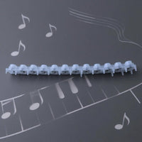 Flexible Electronic Piano Keyboard Strip Light Blue Instrument Part for Music Instruments