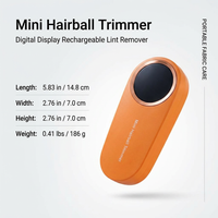 Fabric Shaver Lint Remover Rechargeable, Sweater Defuzzer with LED Digital Display, Bobble for Woolen Jumpers, Pill Trimmer
