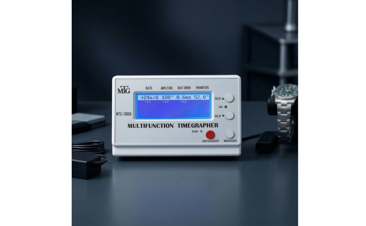Watch Timegrapher Professional Watch Timing Machine Timegrapher with Stand Multifunction Precision Calibration Device Desktop