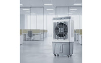 Evaporative Air Cooler with Wheels Industrial Evaporative Air Cooler Wheeled Mobile for Workshop, Factory