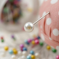 500 Pieces Multi-Colored Pearl Head Pins 2-in-1 Design Sewing Pin Kit Pincushion Jar for Crafters