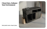 Retail Display Table Easy Assembly Boutique Shelving Unit Powder Coated Finish Freestanding Clothing Display for Event Planners