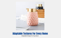 Ceramic Dispenser Bottle, Creative Lotion Pump, Bathroom Soap Dispenser for Shampoo, Shower Gel, Random Design