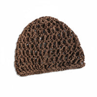 Breathable Hollow out Knit Cap Stretchy Fit Hollow out Skull Cap Lightweight Mesh Skullcap Design for Women, Men, Casual Wear, Sleeping, Food Service