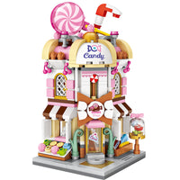 LOZ Mini Street View Building Blocks Set - Sushi Hotpot Japanese Restaurant Shop Toy Gift