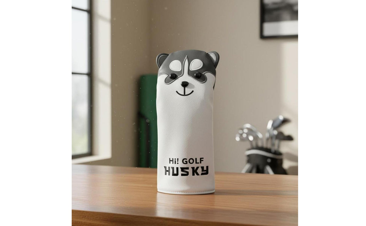 Husky Golf Headcover Shielded Cartoon Dog Driver Cover Cartoon Dog Driver Protector for Golfers