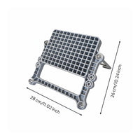 Inflatable Boat Motor Mount Lightweight Transom Plate Bracket Reinforced Support Marine Hardware for Fishermen