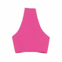 Backless Halter Textile Material High Neck Short Top fit 1/6 Scale Clothes