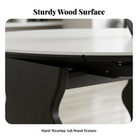 Foldable Design adaptable fold-downflap Table Extendable fold-downflap Dining Table Space-Saving Household Furniture Multifunctional for Small Apartment Residents, Families, Homeowners, Kitchen, Home, Living Room, Entryway