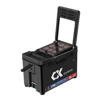 Fishing Box with Inner Tool Layer Rugged Tackle Storage Box for Anglers