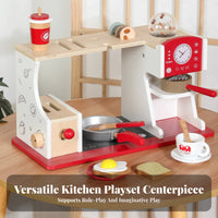 Breakfast Shop Toy Countertop-Style Miniature Kitchen Shop Storage Spaces