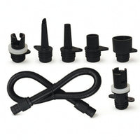 6 Pieces Spiral Air Pump Hose Adapter Corrugated Pump Hose with Adapter Coiled Flexible for Paddlers, Boaters, Boating, Outdoor Sports