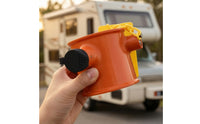 Fifth Wheel Lock Locking Device Sturdy King Locking Device with Warning Tag for Fleet Owners, Storage Yards
