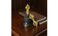 Tibetan Buddhist Meditation bell Dorje Traditional Tibetan Buddhist Bell Decorative for Ceremony, Meditation
