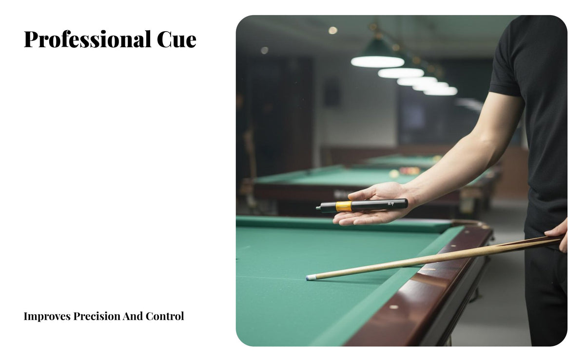 Carbon Fiber Cue Extension Extended Reach Telescopic Cue Extension Lightweight Quick to Attach for Professionals, Game Room, Bar
