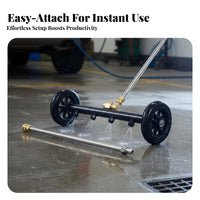 Quick Connect Car Underbody Washer Adjustable Spray Direction Car Underbody Power Washer Heavy-Duty Construction for Driveways, Sidewalks