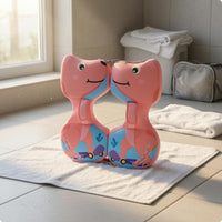 Textile Shell Puppy Baby Buoy Two-Part Body Arm Armhole Buoy Adjustable Straps Non Inflatable Swim Coach Balanced Support for Babies, Toddlers, Water