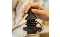 360-Degree Wheelchair Joystick Electric Wheelchair Control Lever Wired Joystick with Rubber Boot Universal