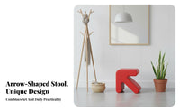 Creative Design Nordic Design Low Stool Easy to Clean Plastic Shoe Changing Stool Compact Plastic Shoe Bench Multi-Functional for Children, Families, Homeowners, Entryway, Hallway, Kid's Room, Bedroom