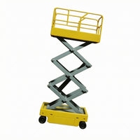 Miniature Scissor Lift Wheeled Scissor Lift Model Compact for Display