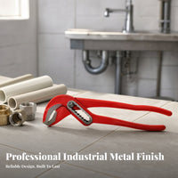 Sliding Adjustment Quick-Adjustable Plier Red Handles Angled Jaw Plier