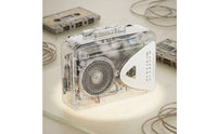 Compact Portable Cassette Player with Speaker Lightweight Portable Cassette Player with AM/AM and Frequency Modulation Radio Vintage Cassette Player with Radio Old-Fashioned for Audiophiles