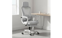 Ergonomic Office Chair Support Reclining Computer Chair with Footrest for Students, Streamers, Dorm Room