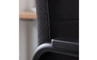 Sled Base Chair Upholstered High-Back Chair with Armrests Padded Furniture for Professionals, Students, Office, Conference Room