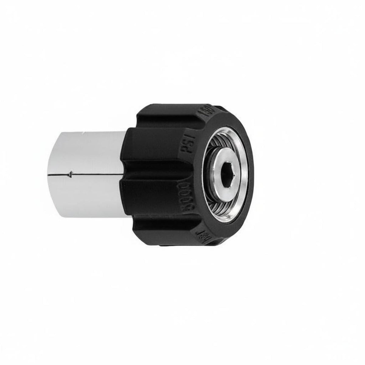Stainless Steel M22 to 3/8 NPT Adapter Pressure Washer Hose Coupler Rustproof Quick Connect Fitting Heavy Duty