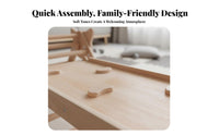 3 Pieces Wooden Climbing Playset Solid Wood Construction Child-Centered Climbing Playset Multi-Functional Child-Centered Climber Set for Indoor, Home