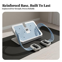 Non-Slip Design Calf Stretcher Incline Board Heavy Duty Leg Stretcher with Resistance Bands Padded Heel Protection Standing Foot Stretching Device Massage Surface for Runners, Athletes, Post-Workout Recovery, Physical Treatment, Home Gym, Office