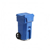 1:64 Scale Mini Trash Bin Molded Lid Model Scene Trash Bin Scene Decoration Mini Waste Container Realistic Details