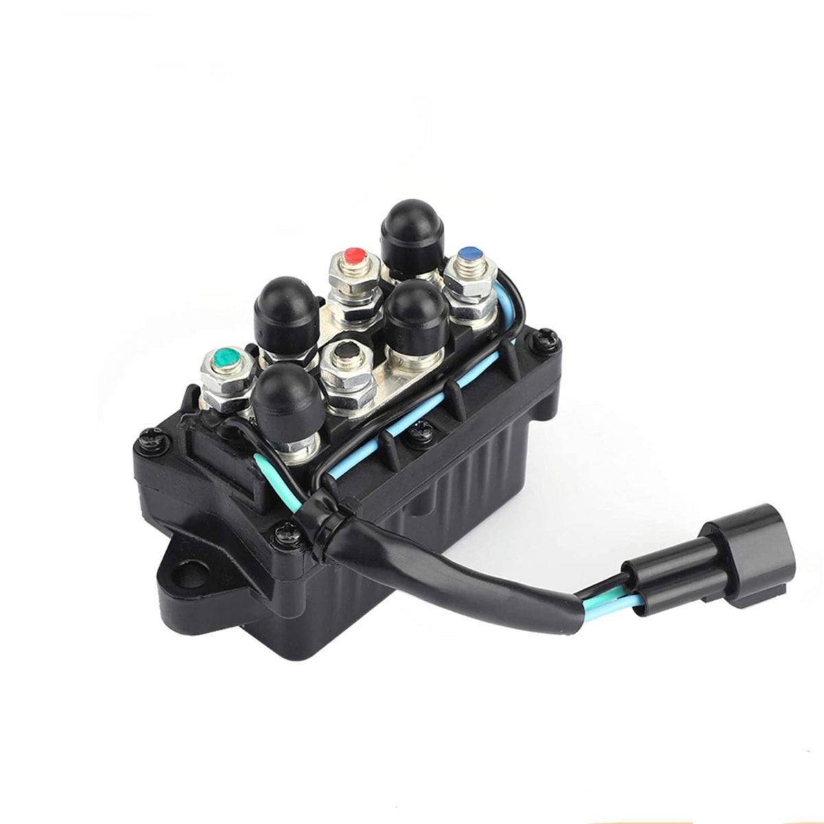 Direct Replacement Power Trim Tilt Solenoid Relay Waterproof Starter Relay Solenoid 3-Pin 12V for Boat Owners