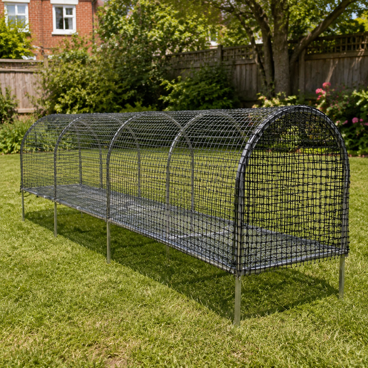 Galvanized Steel Chicken Coop, 0.6m×0.6m, XS Size, Poultry Cage, Predator-proof, Outdoor