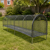 Galvanized Steel Chicken Coop, 0.6m×0.6m, XS Size, Poultry Cage, Predator-proof, Outdoor