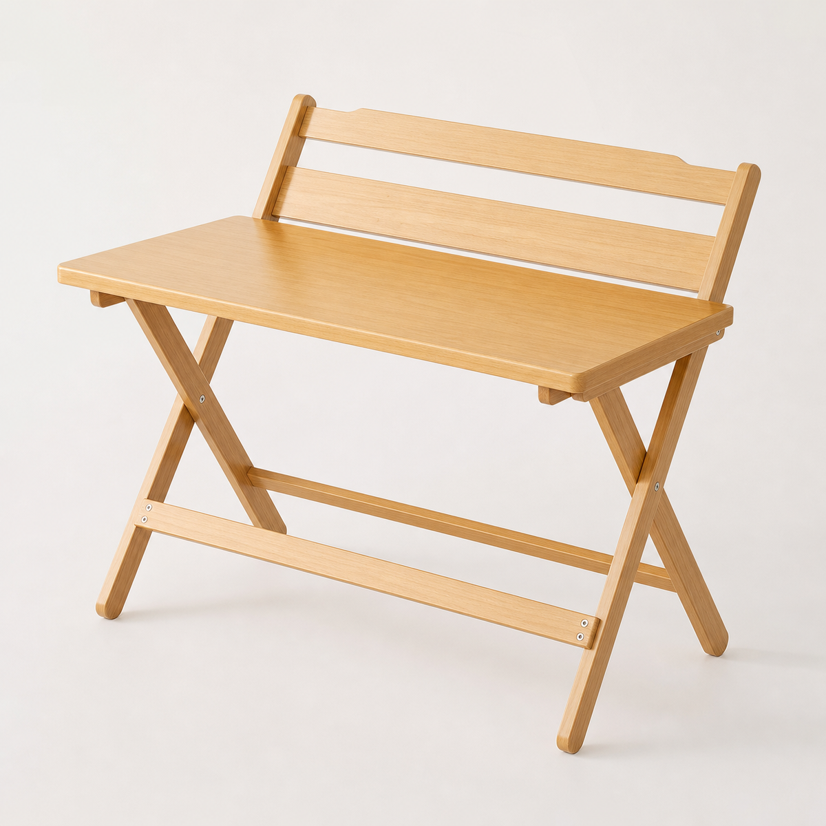 Foldable Installation-Free Study Desk with Adjustable Height