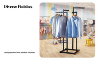 Freestanding Multi-limb Display Stand sturdy Construction Adjustable 4-limb Rack SpaceSaving retail outlet apparatus Easy Assembly for Retailers, Boutique Owners, Showroom, Market Stall