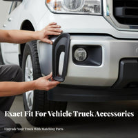 2 Fog Front Fog Bezel Easy Installation Insert Bezels for Truck Enthusiasts, DIY Mechanics