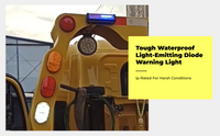 Ultra-bright dual-color LED warning lamp