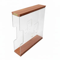 Vinyl Record Holder Desktop Organizer Elegant Display for Home Listening