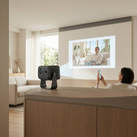 Smart Projector Auto Image Alignment Projector with Stand 4k Support for Gaming Aficionados, Home Theater, Bedroom, Office,