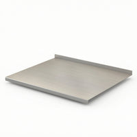 Stainless Steel Kitchen Work Board Food-Grade Stainless Steel Cutting Board Hygienic Non-Absorbent for Bakers, Pastry Rolling