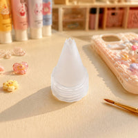 Piping Nozzle with Threaded Base Lightweight Plastic Piping Tip Sturdy