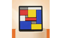 Reasoning Puzzle Game Geometric Block Puzzle Brain Training Game Interlocking Compact for Children, Classroom